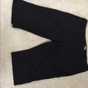 Navy blue pull on capris. Size 18p